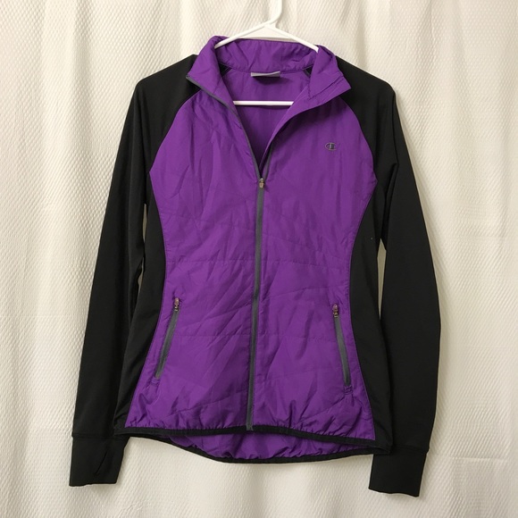 purple champion jacket